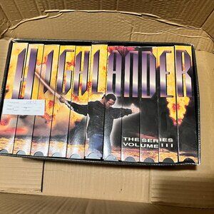 HIGHLANDER The Series Volume III VHS Tape Box Set Complete 7 Tapes Fantasy